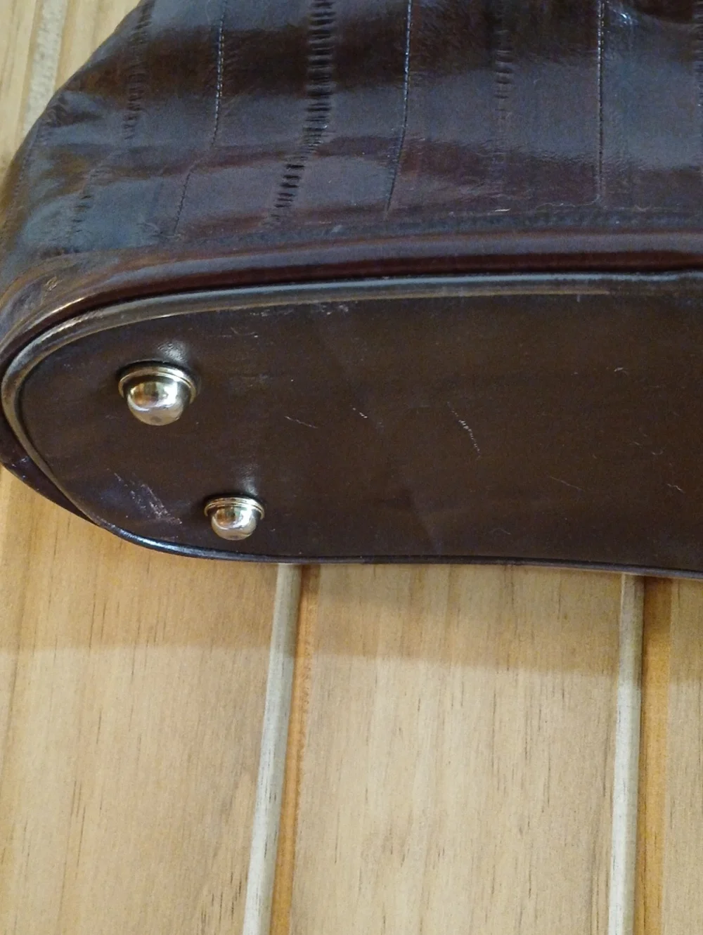 Vintage Eel Skin Doctors Bag Purse